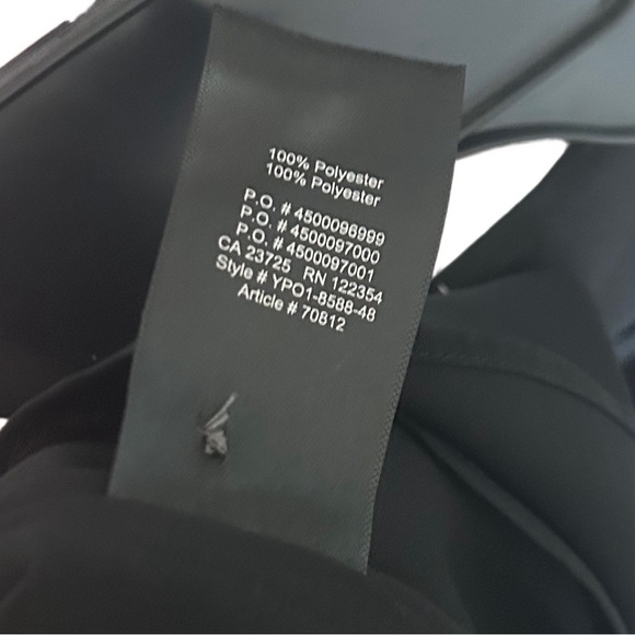 Babaton Black Sheer Tie Front Long Sleeve Flowy Boho Cardigan Duster Blouse - Picture 7 of 10